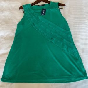 Eloquii By The Limited Sleeveless Green Top